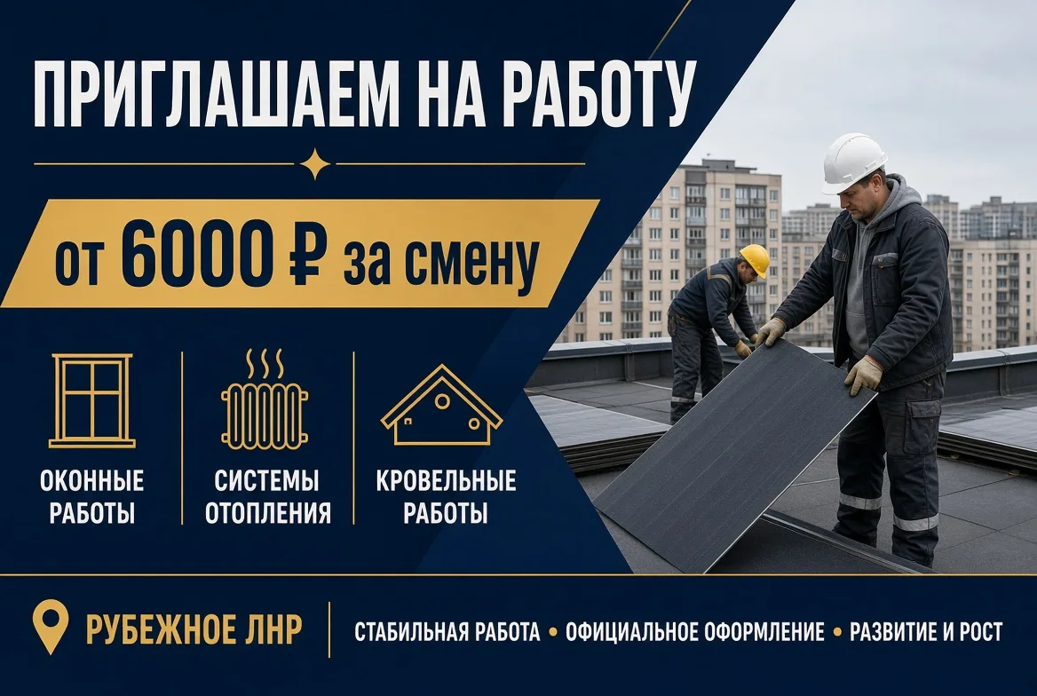 🏗 ПРИГЛАШАЕМ НА РАБОТУ